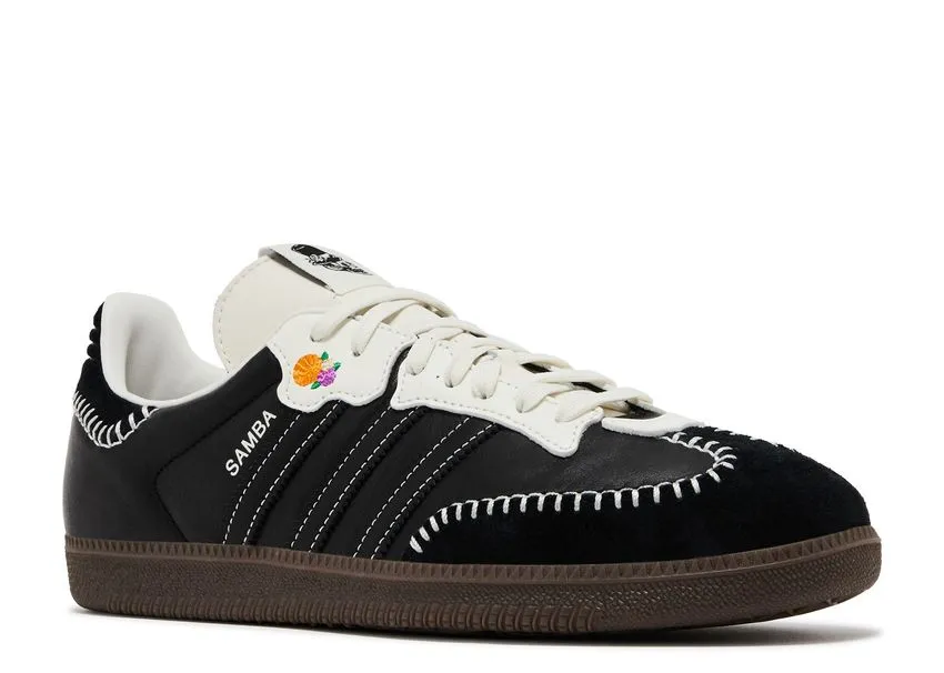 Adidas Samba OG D??a De Muertos Pack Black Narrow Fit