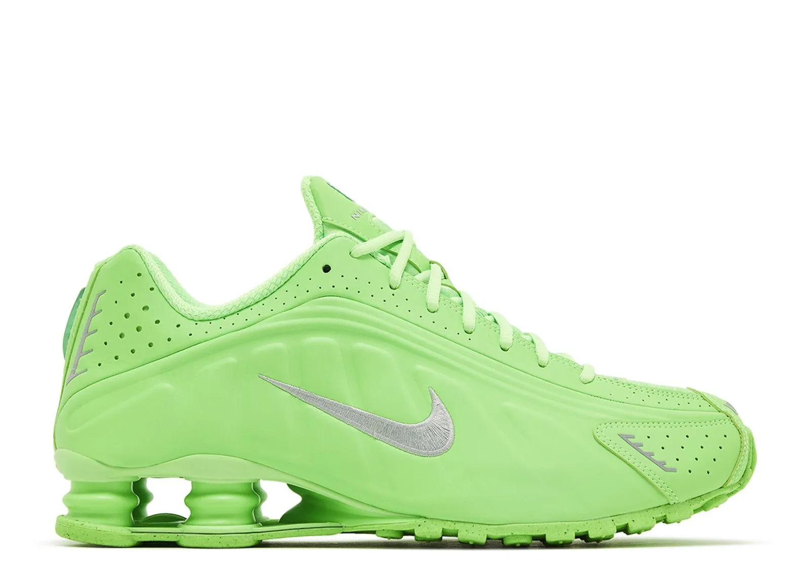 Nike Shox R4 Green Strike Energy - Efficient steeplechase shoes