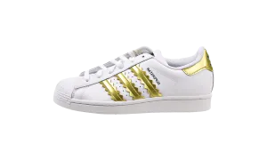 Subtle Look Durable Build Superstar WMNS "Cloud White / Matte Gold"