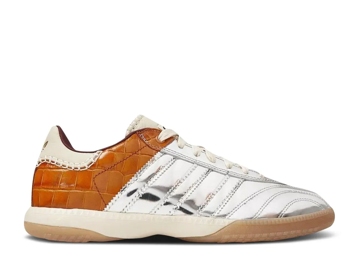 Adidas Samba Millennium Wales Bonner Silver Metallic Yellow Croc Timeless Feel