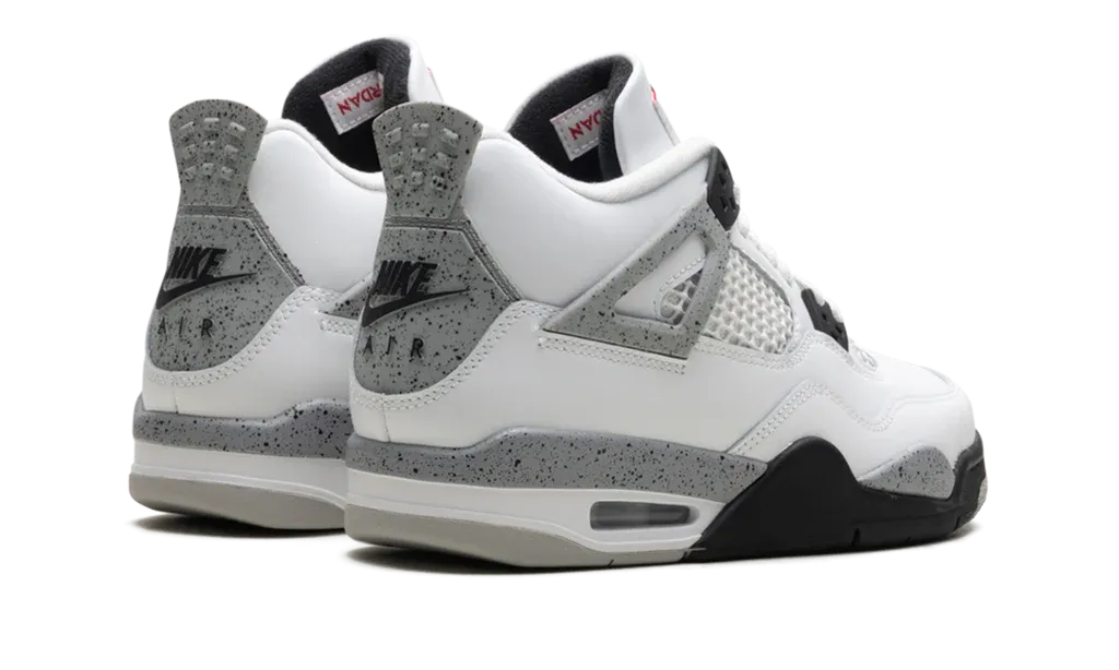 Joy Step Jordan 4 Retro "White Cement" Grade School (2025)