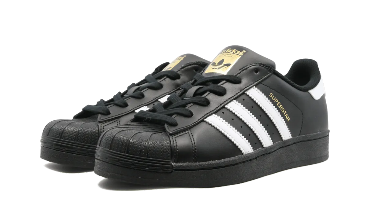 SUPERSTAR FOUNDATION GS "BLACK WHITE" Casual Fit platform