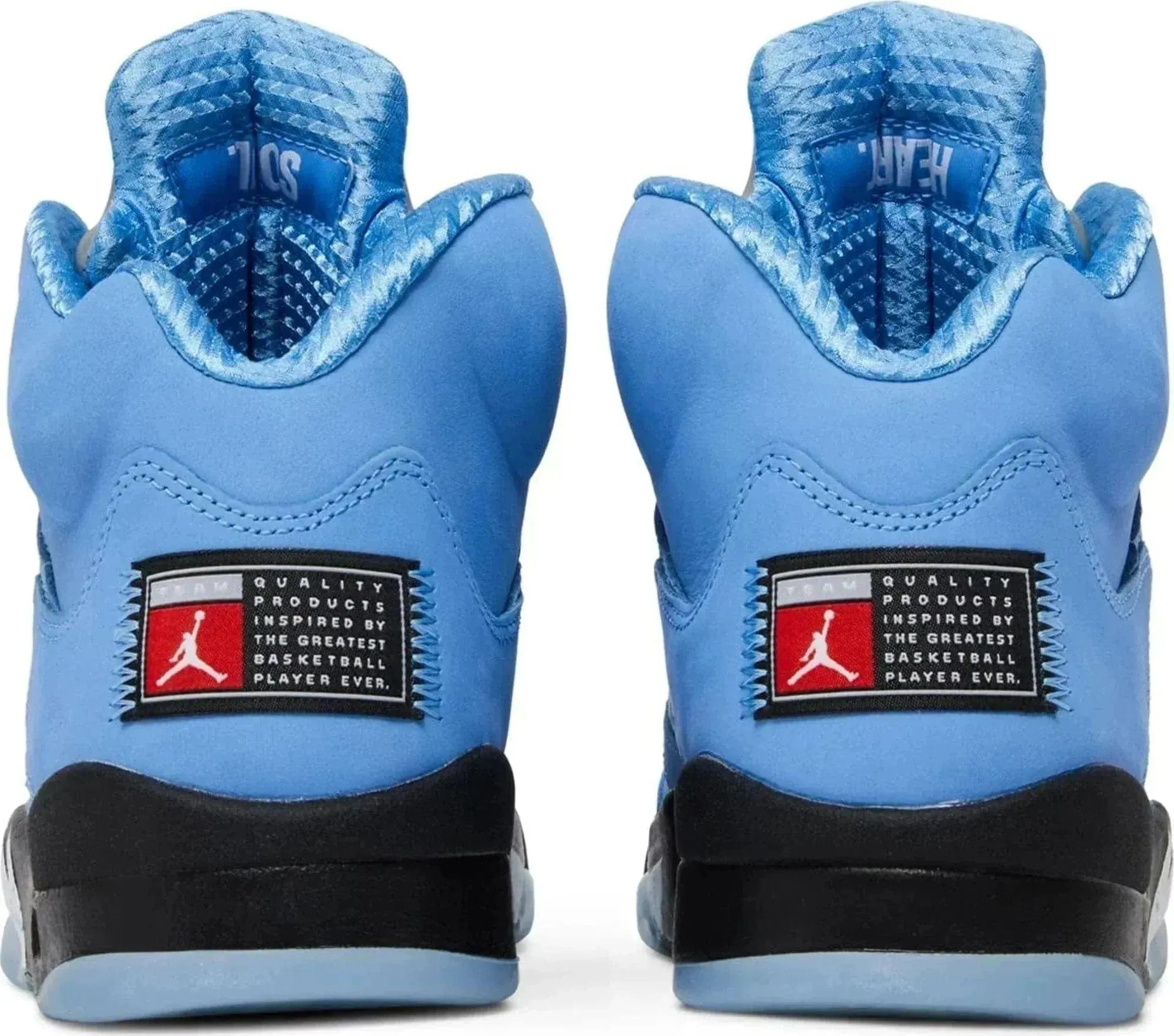Balanced feel Moon Jog Jordan 5 Retro UNC University Blue