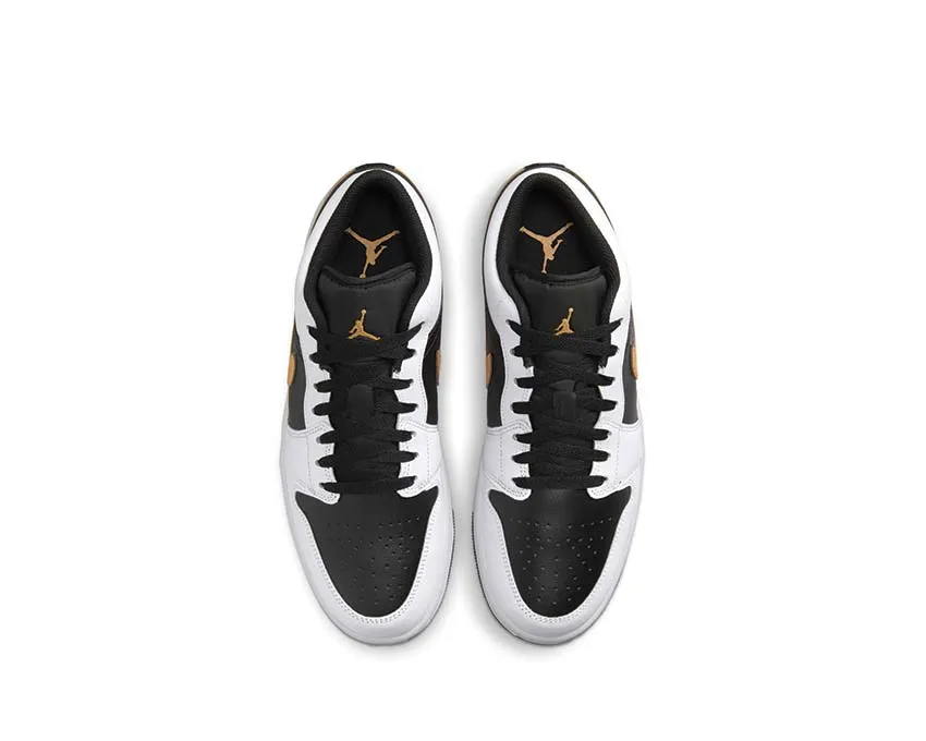 Balanced Form Air Jordan 1 Low "Metallic Gold"