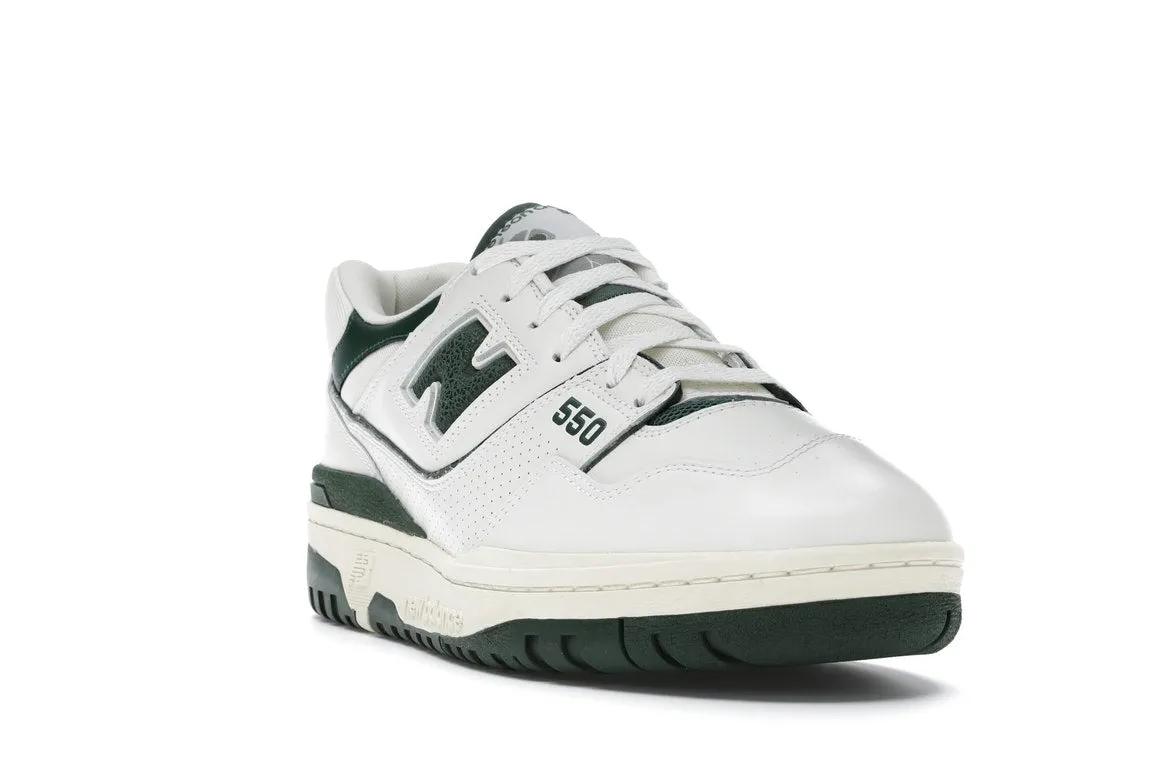 New Balance 550 Aime Leon Dore White Green Show Stage