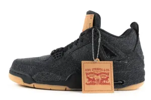 nike Air Jordan 4 Retro Levi's Black (Levi's Tag) Outfit Neutral boho vibe
