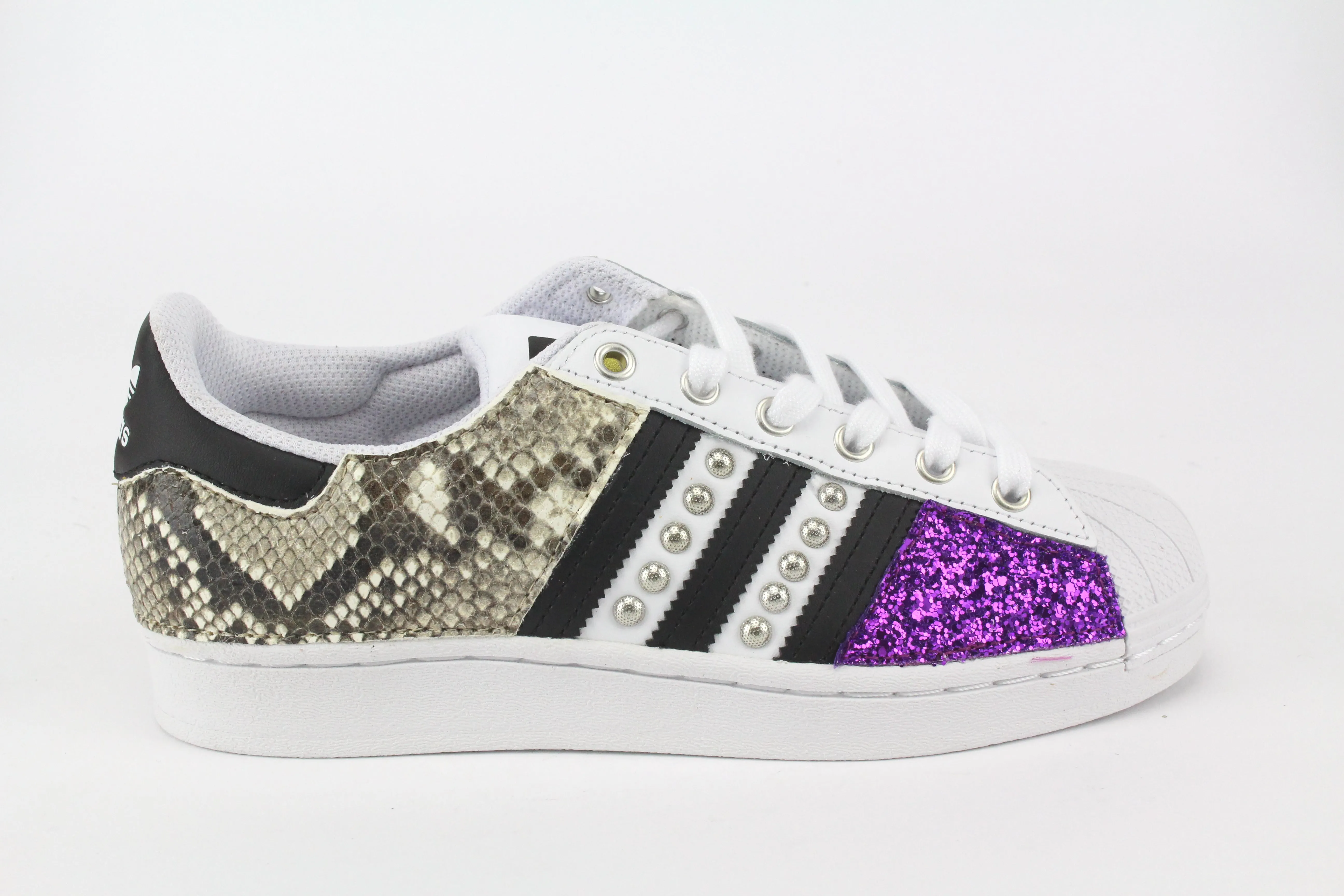 Chill Feet Mesh Flow Adidas Superstar Pitone Borchie  & Glitter Viola