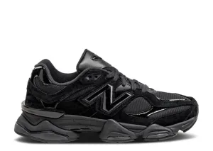 New Balance 9060 Triple Black Patent Flat Comfort