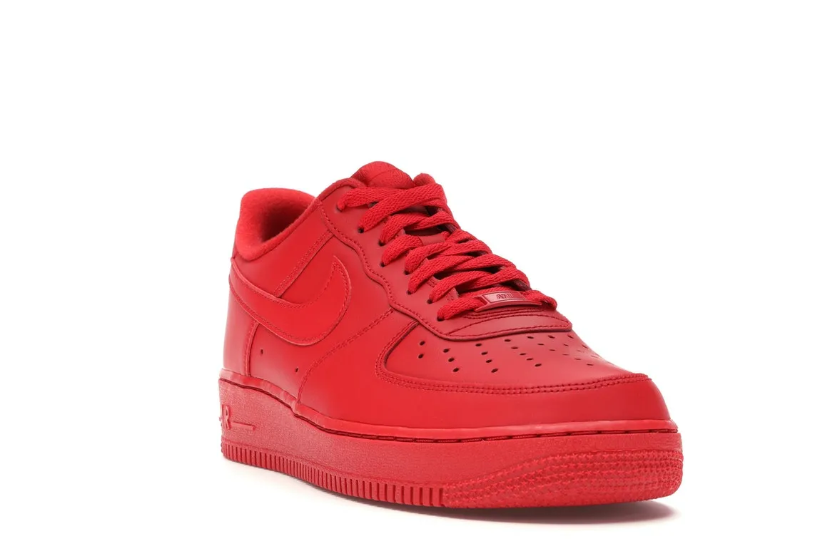 River Jog Nike Air Force 1 Low Triple Red