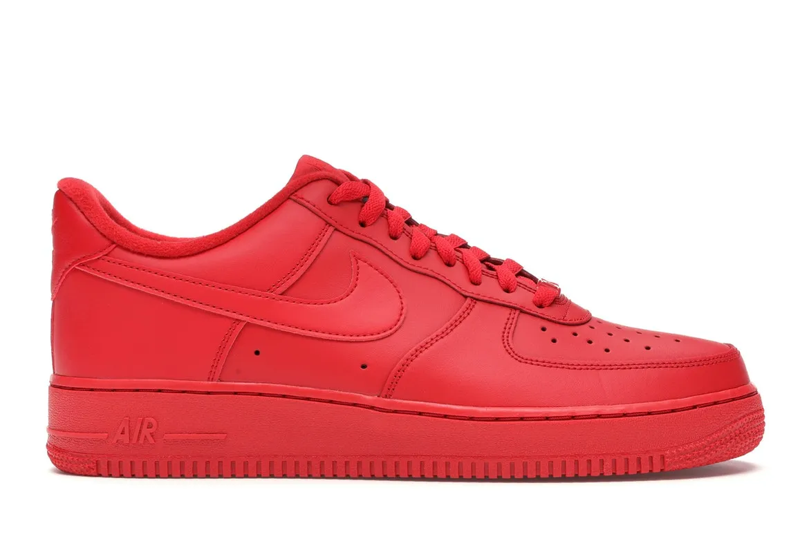 Nike Air Force 1 Low Triple Red Comfy Walk