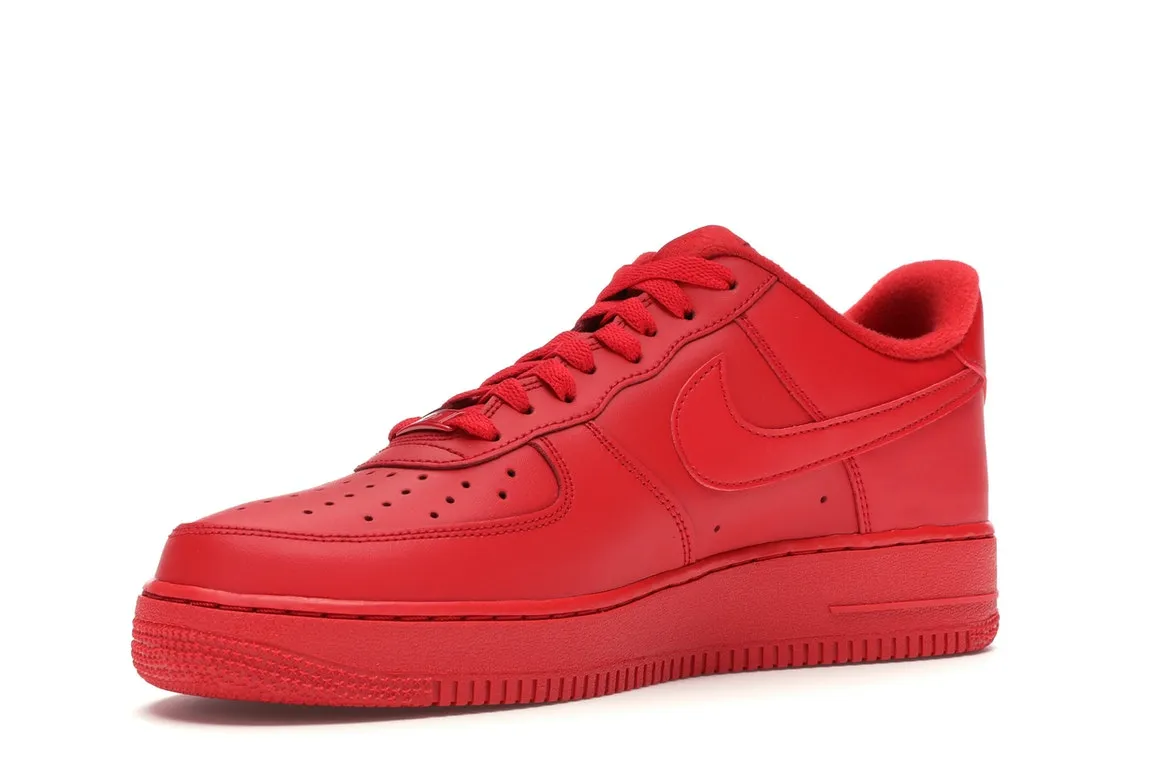 Nike Air Force 1 Low Triple Red Laid Back