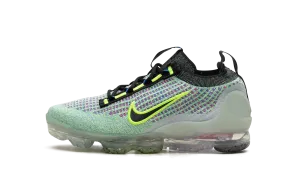 Air VaporMax 2021 Flyknit Next Nature GS "VOLT PHOTO BLUE" Firm Impact Control