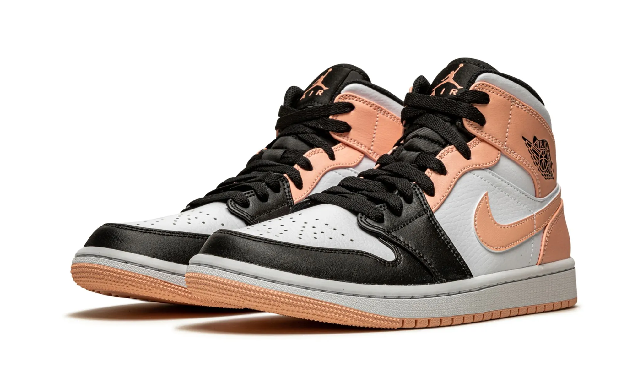 Air Jordan 1 Mid Crimson Tint Walking Vibe Timeless Footwear