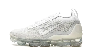AIR VAPORMAX 2021 FLYKNIT MNS WMNS "White Pure Platinum" soft - surface running shoes