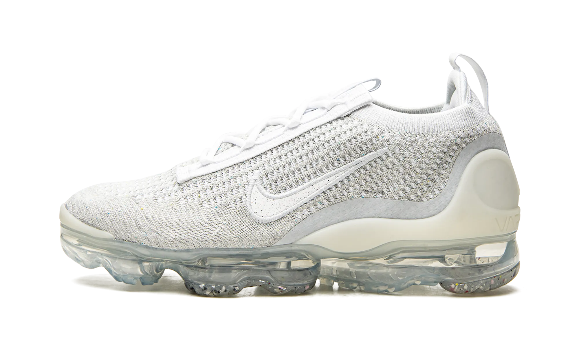 AIR VAPORMAX 2021 FLYKNIT MNS WMNS "White Pure Platinum" soft - surface running shoes
