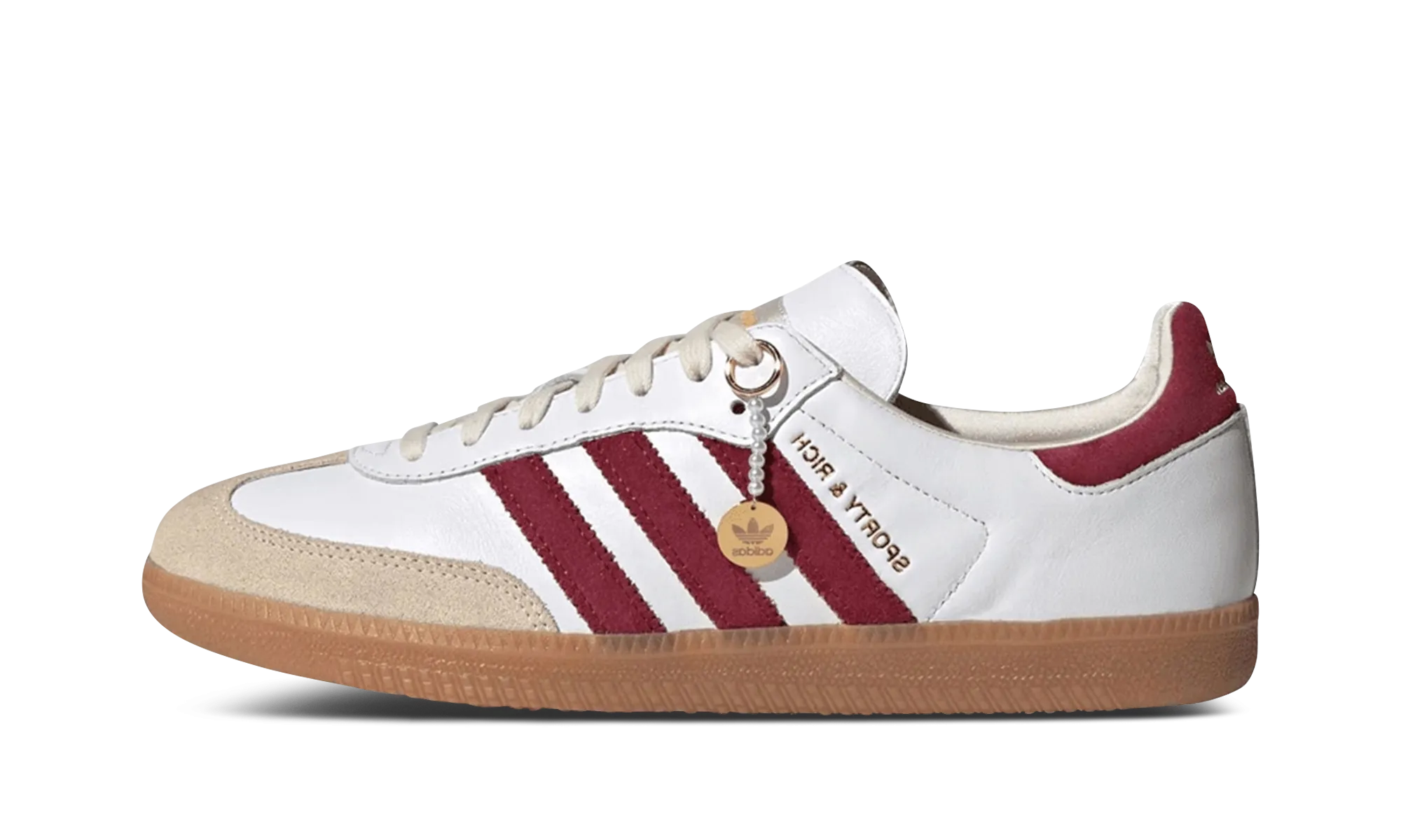 Samba OG "Sporty & Rich - White Core Burgundy" Swing Step Cushion Points
