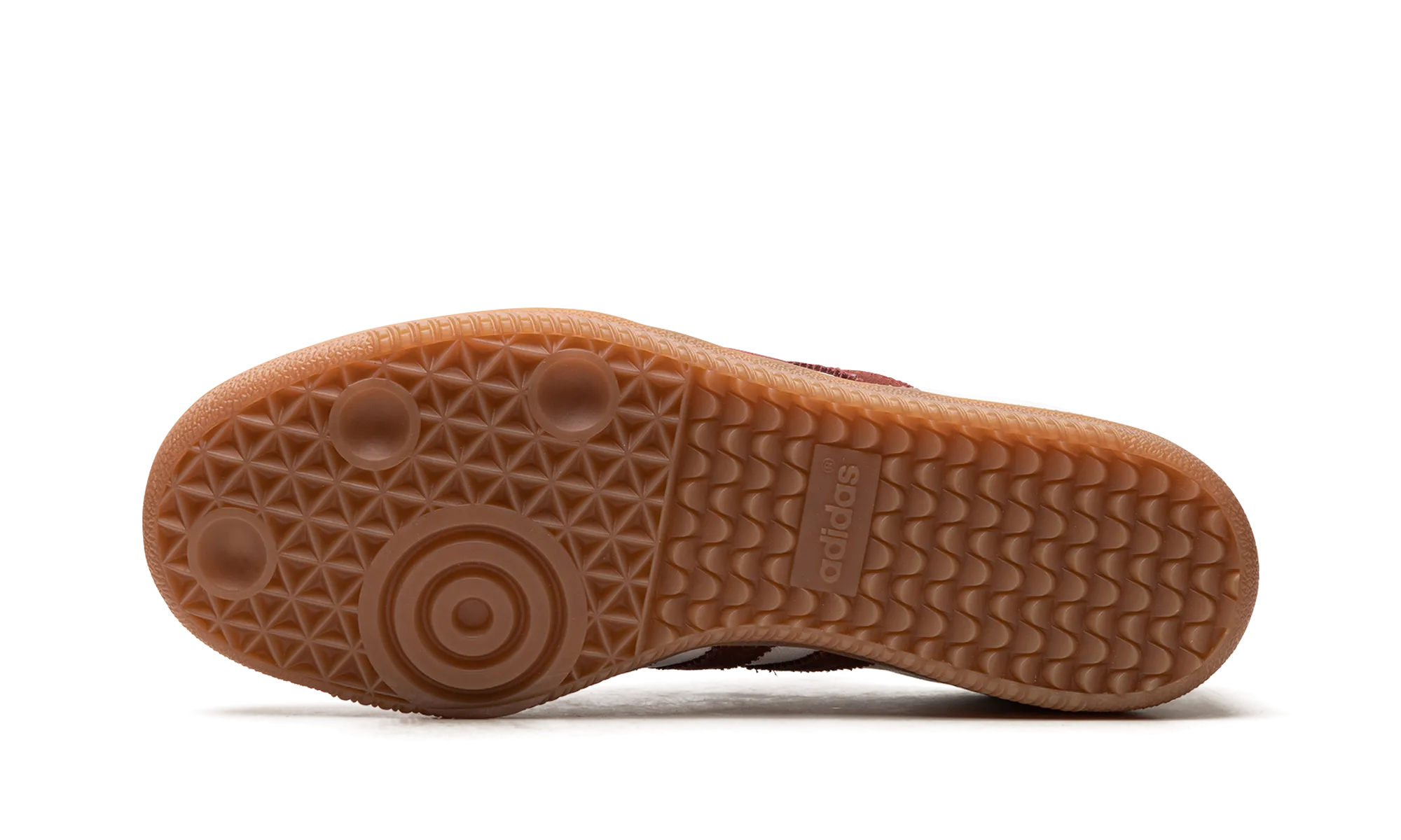 Samba OG "Sporty & Rich - White Core Burgundy" High Quality Leather Relax Vibe