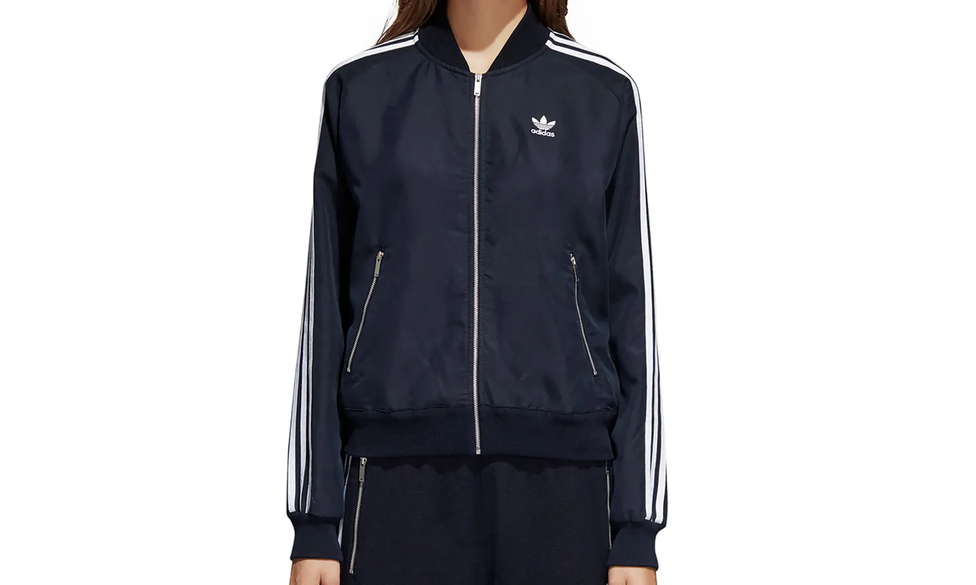 Flexible Sole Superstar Track Top Collegiate "Navy / White"