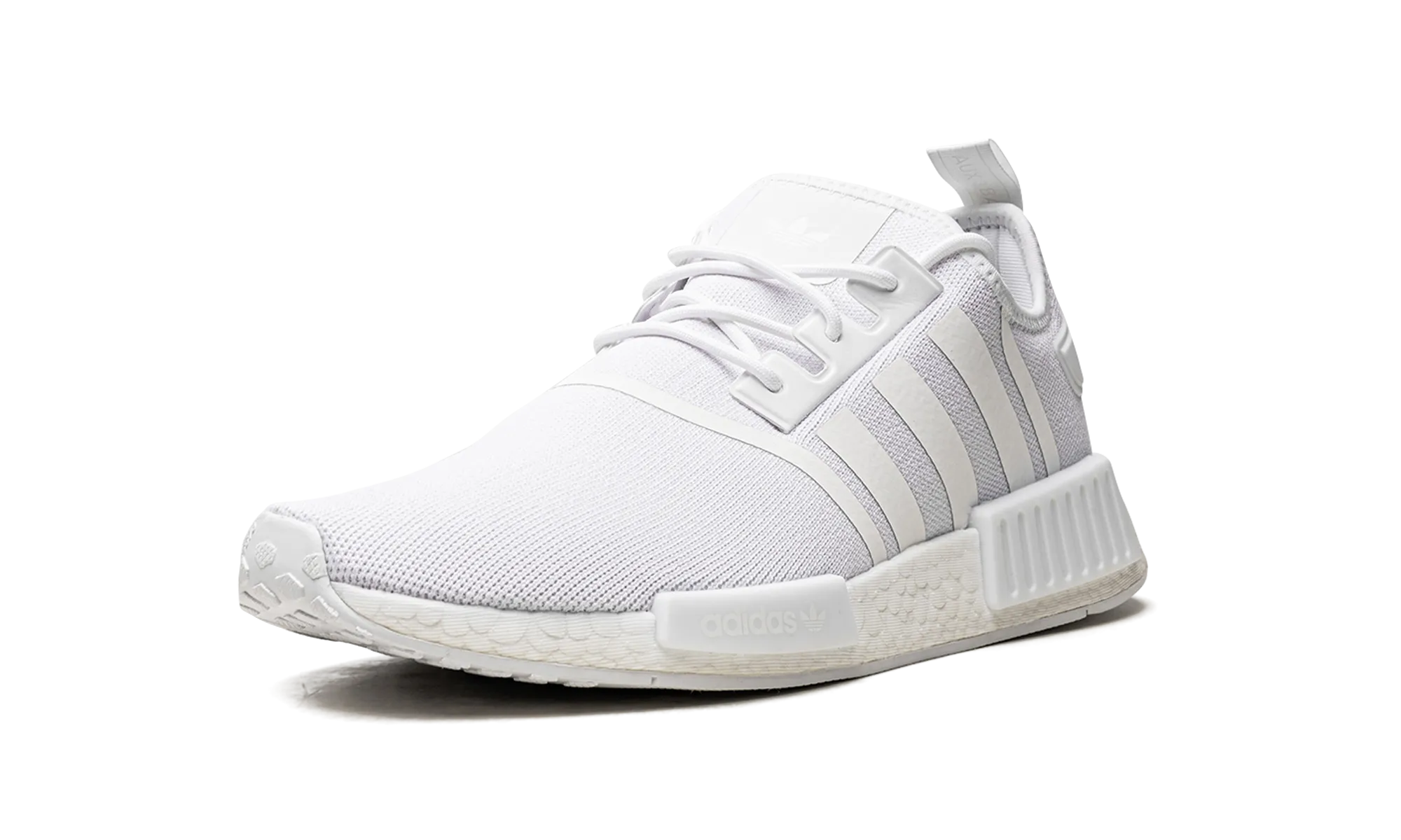 NMD R1 Primeblue "White" Foot Shape Trend Spot