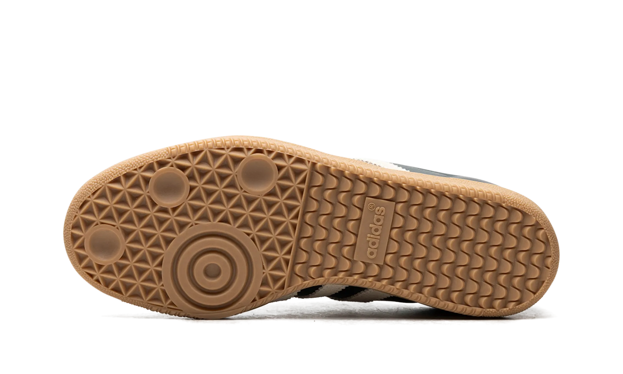 Samba OG "Shadow Green Cream White Gold Metallic" Slip On Design Light Arch