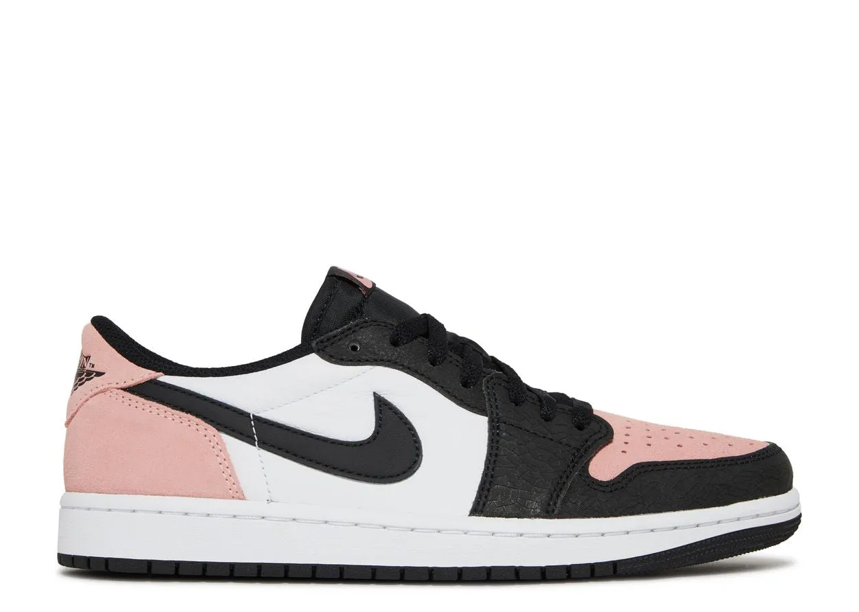 Air Jordan 1 Low OG Bleached Coral Pump Style