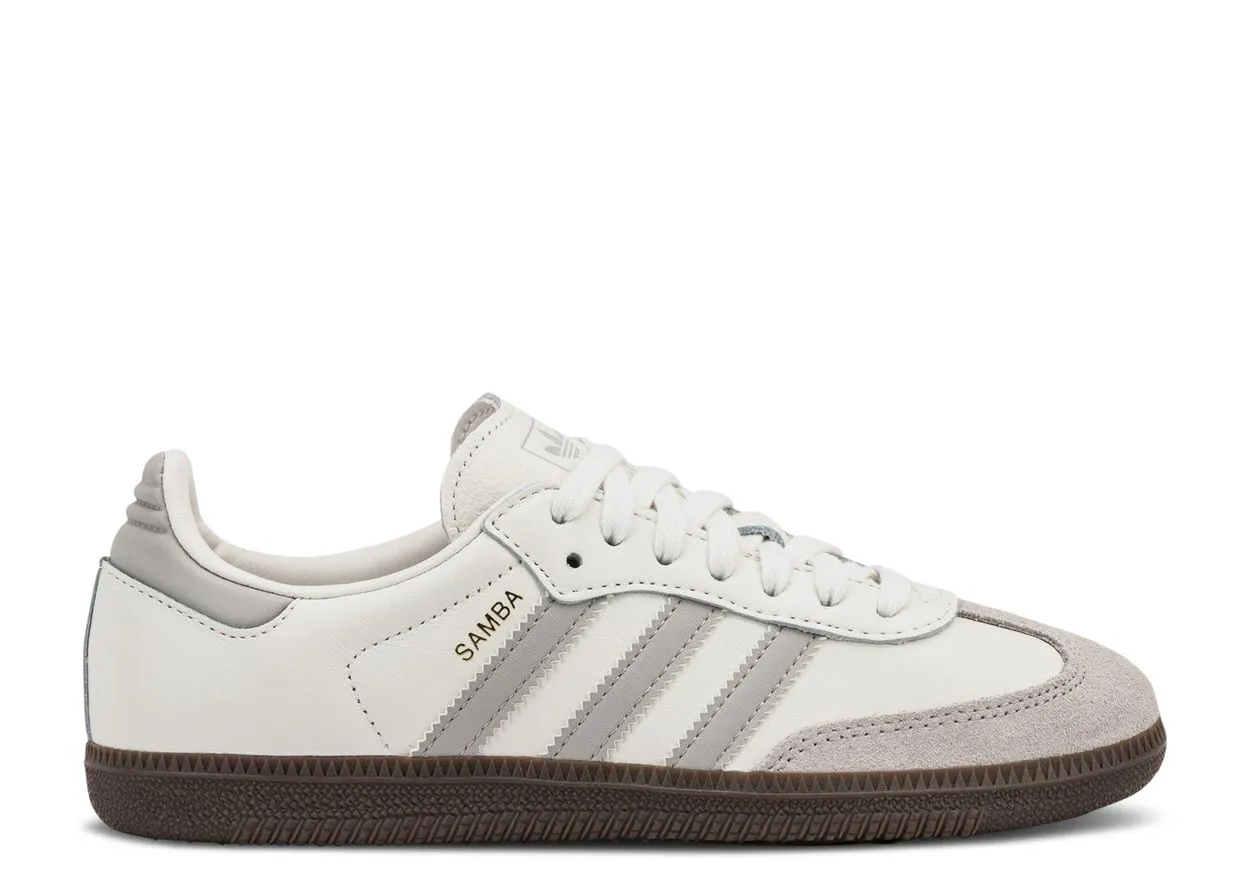 Water   Resistant Adidas Samba OG White Granite