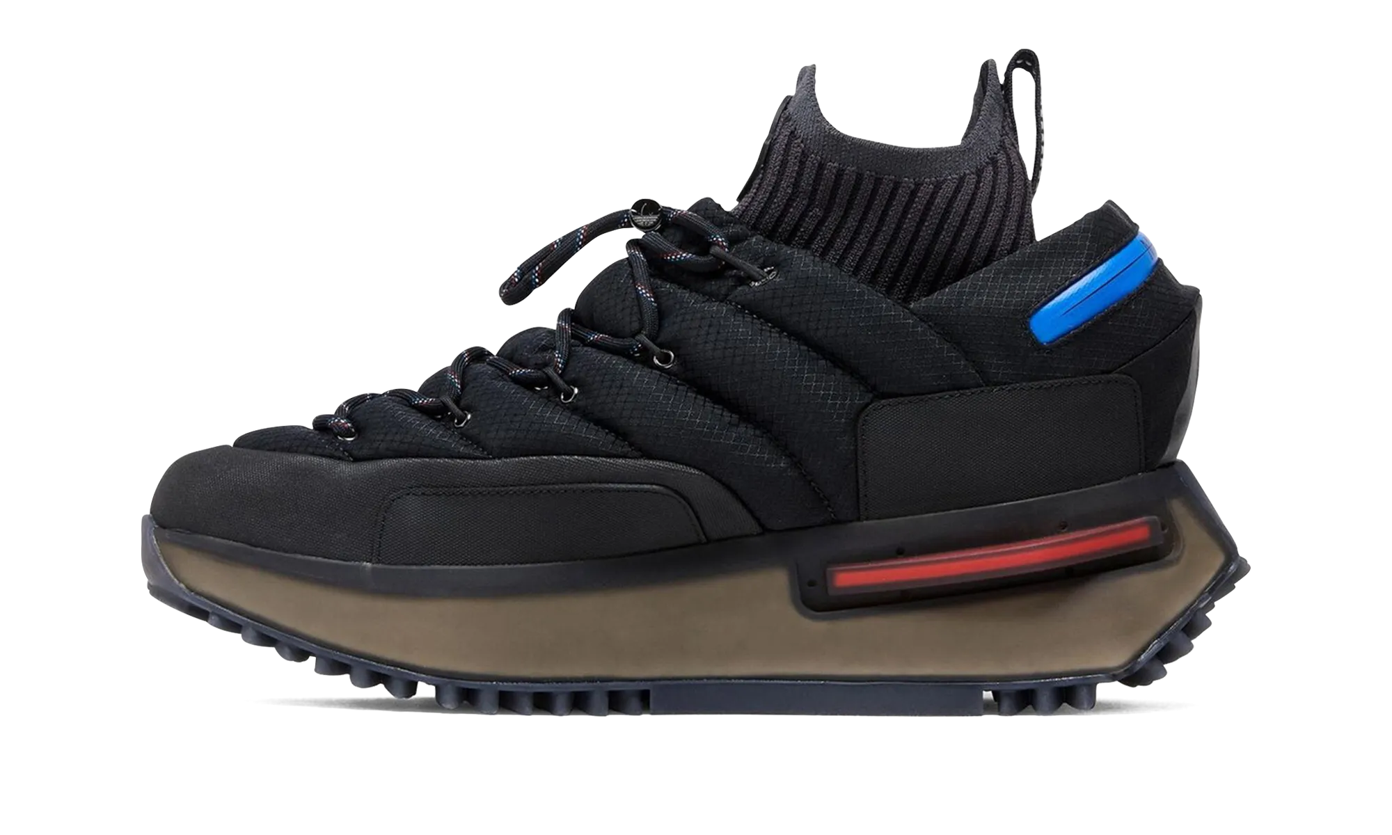 Flat Bottom Motion Grip NMD Runner "Moncler - Core Black"