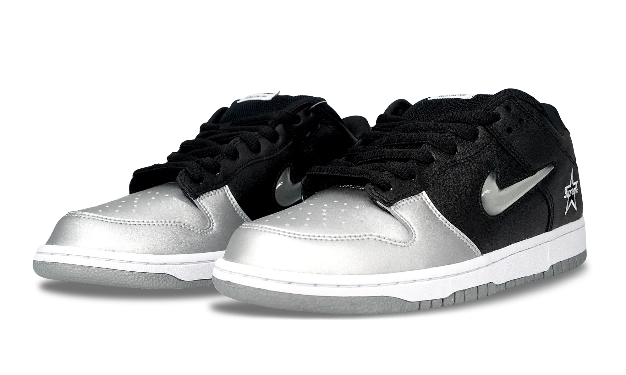 Nike Dunk SB Low x Supreme QS Metallic Silver 2019 (CK3480-001) Men's Size 7-13 Alley Path Neat Lines