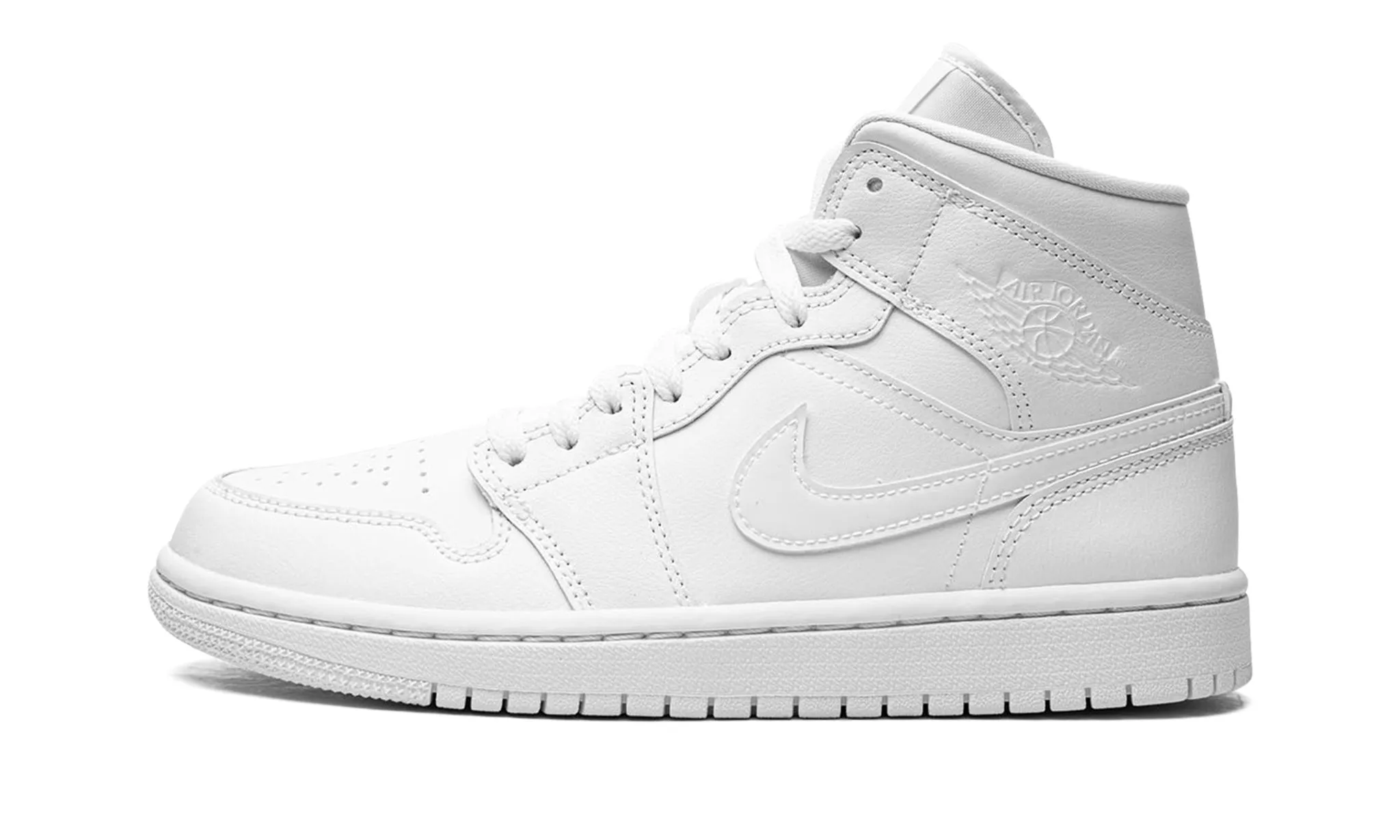 Slide Step AntiOdor Wmns Air Jordan Mid 'Triple White' 2022
