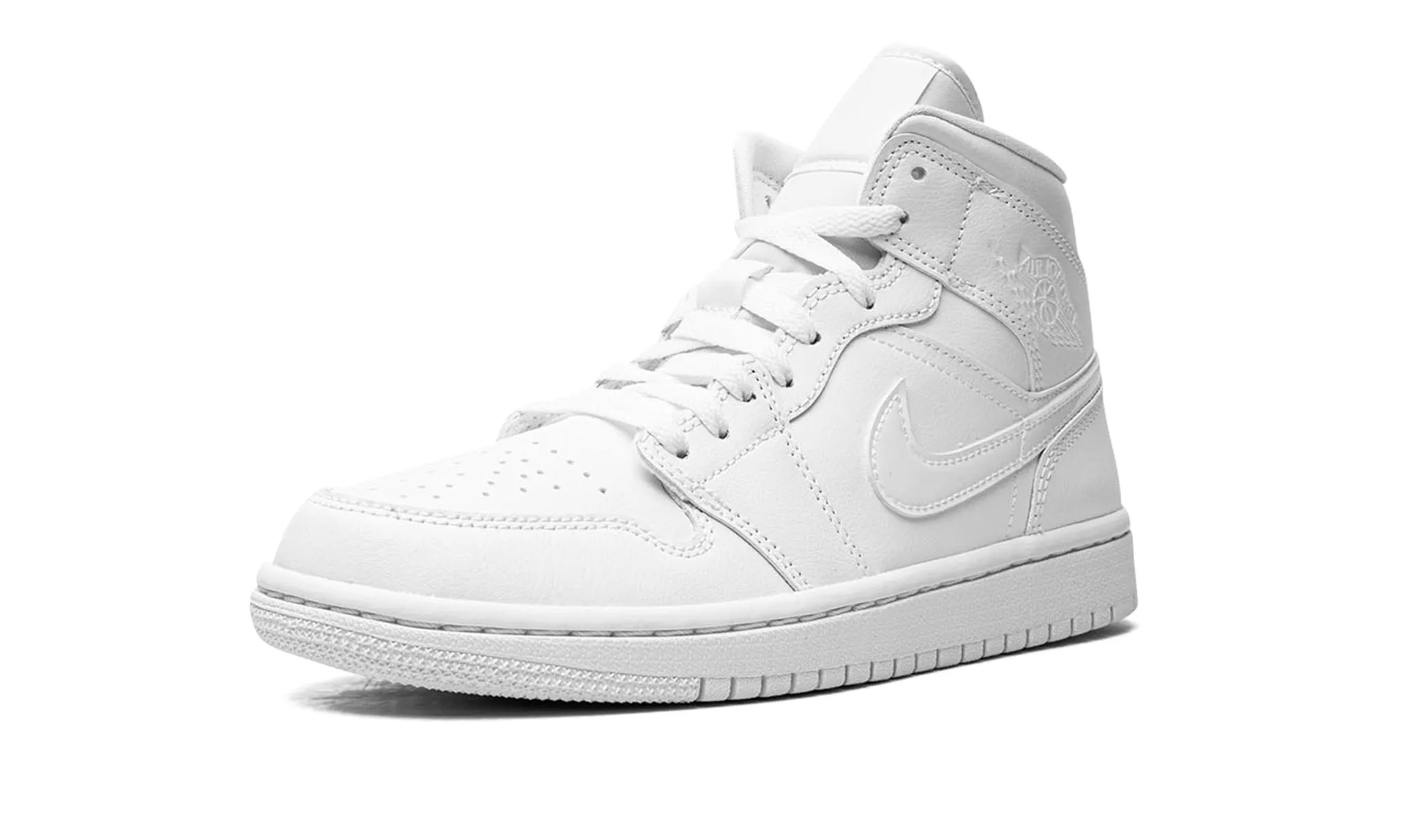 Lounge Fit day trip Wmns Air Jordan Mid 'Triple White' 2022