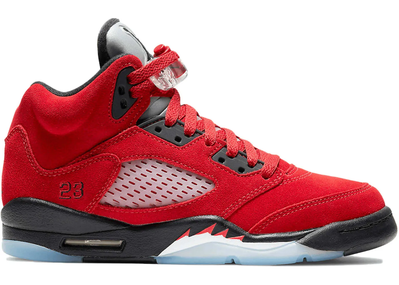 Jordan 5 Retro Raging Bull Red (2021) (GS) Natural motion All-day Comfort