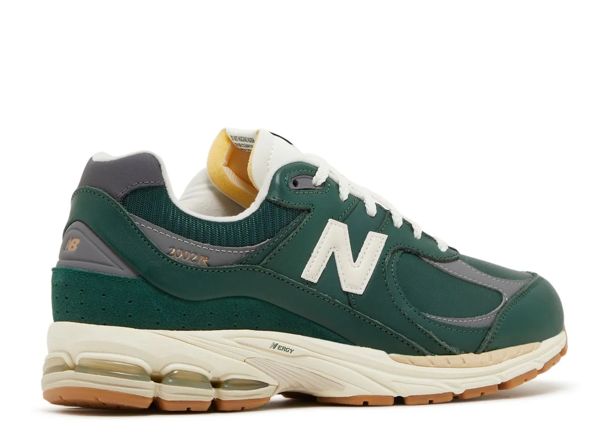 New Balance 2002R Nightwatch Green Vintage Leather City Proof Suede