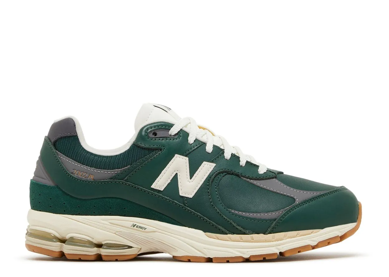 Suede Material New Balance 2002R Nightwatch Green Vintage Leather