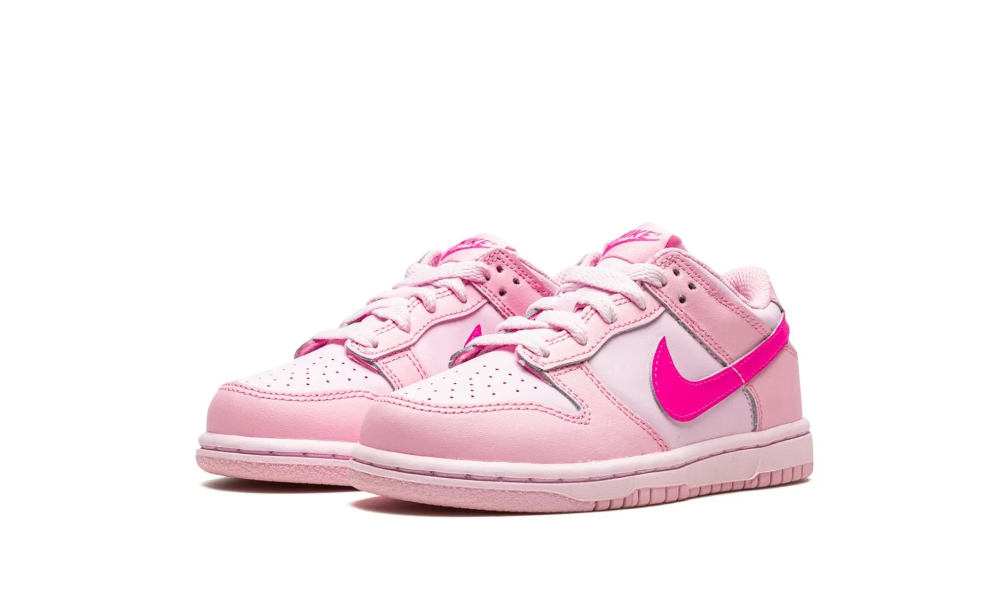 Nike Dunk Low Retro "Triple Pink" Toddler Soft Material Soft Design