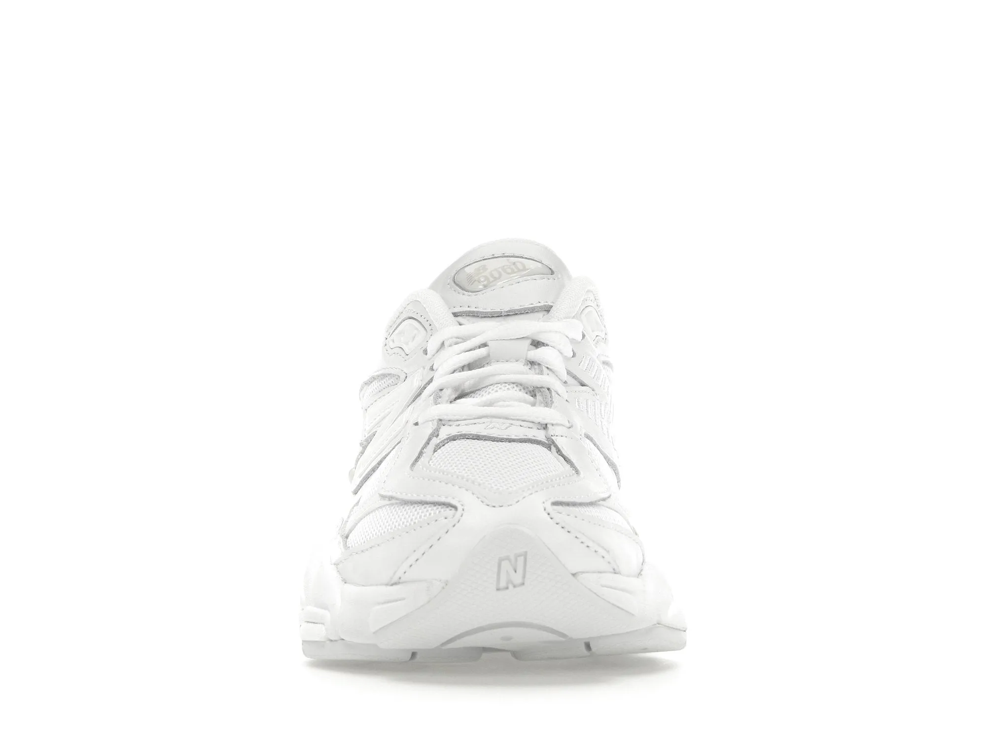 New Balance 9060 Triple White Step Tall Business Mode