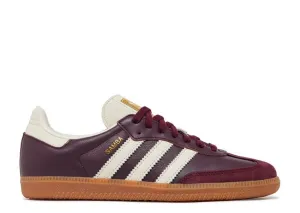 Adidas Samba OG Maroon Gold Metallic Ultra light Easy Packing