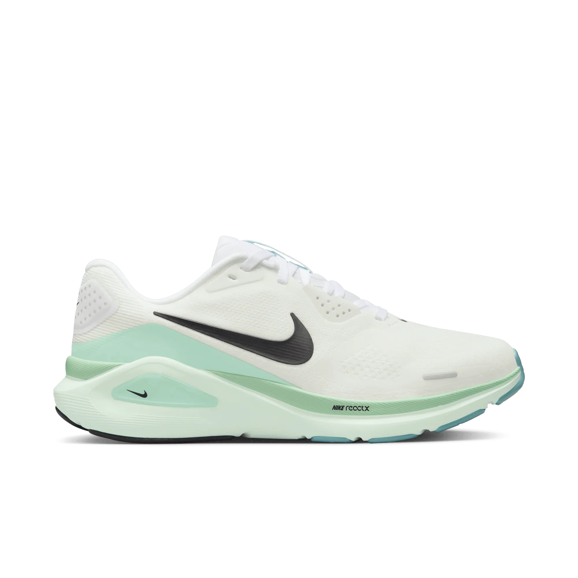 WOMEN'S STRUCTURE 26 - B - WHITE/BLACK-BARELY GREEN Anti Slip Feature weekend runner