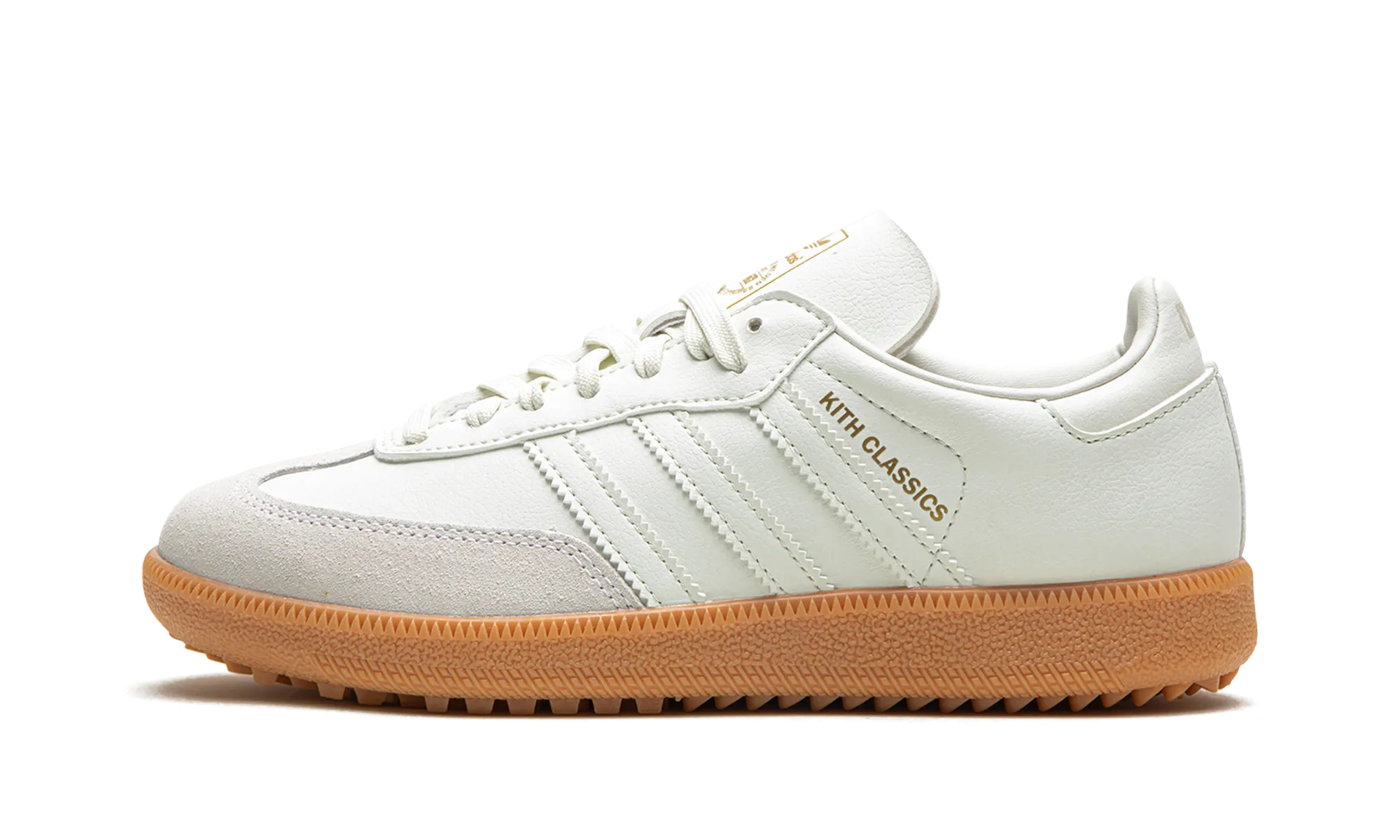 Samba Golf "Kith - White / Gum" Feel Fresh Leap Step