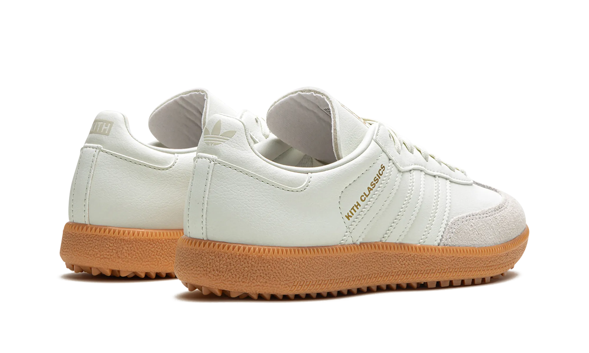 Push Step Fire Walk Samba Golf "Kith - White / Gum"