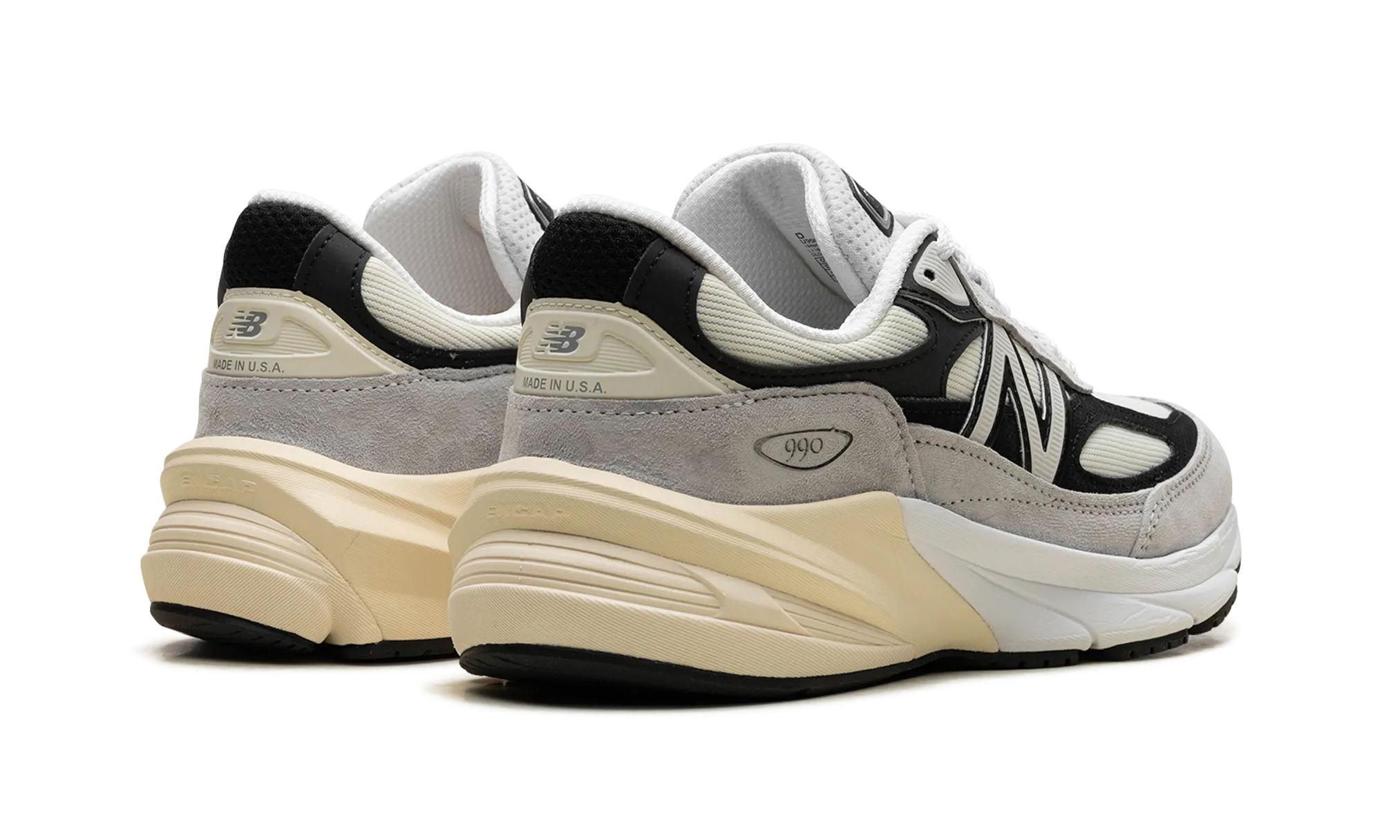 990v6 "Made in USA - Grey / Black" Soft Footwear All Gender Fit