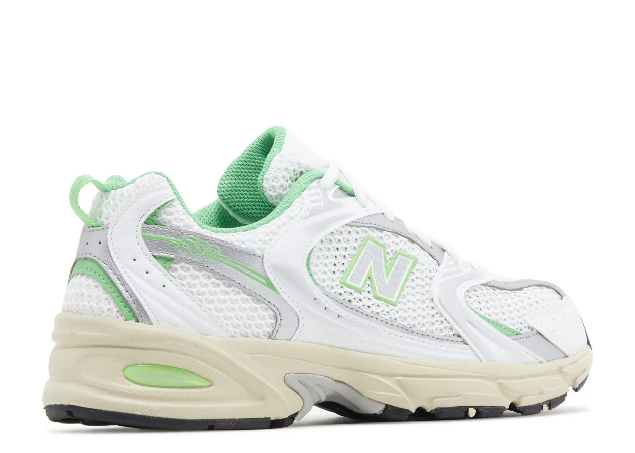 Walk Around Bush Step New Balance 530 White Palm Leaf
