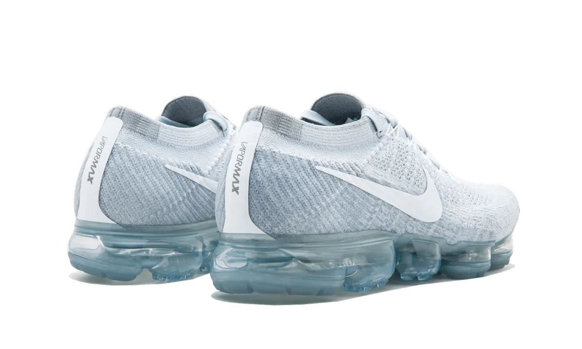form - fitting running gear multi - purpose running shoes Air Vapormax Flyknit "Pure Platinum"