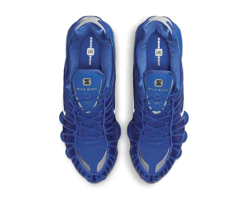 running shoes with air cushion cross - training footwear Nike Shox TL "Hyper Royal"