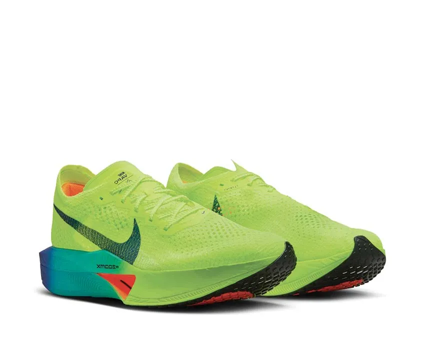 Marathon running running in a river area shoes Nike ZoomX Vaporfly Next 3% ?Volt?