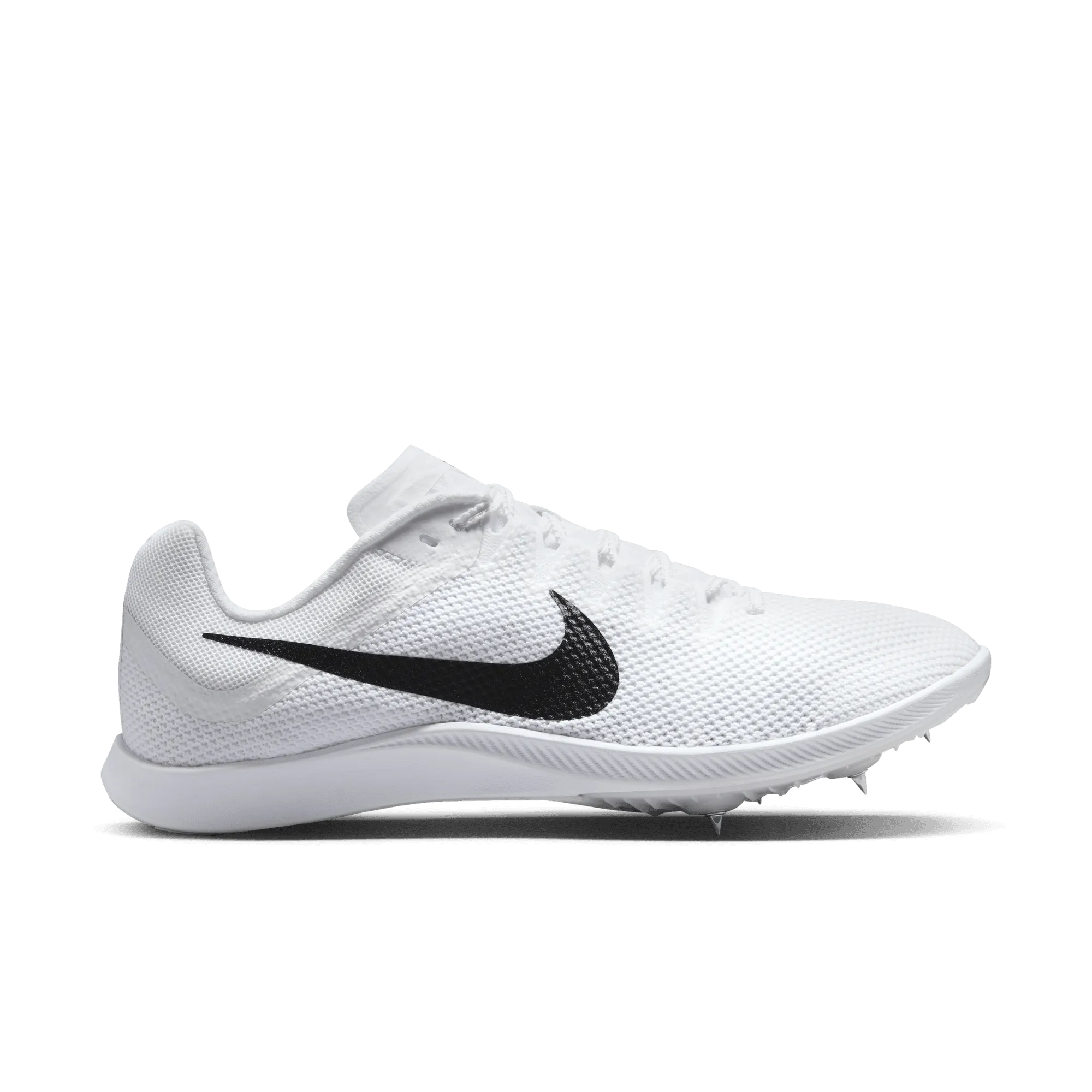 high - end shoe cost UV - protection - factor - effectiveness shoes ZOOM RIVAL DISTANCE - 100 WHITE/BLACK-METALLIC SILVER