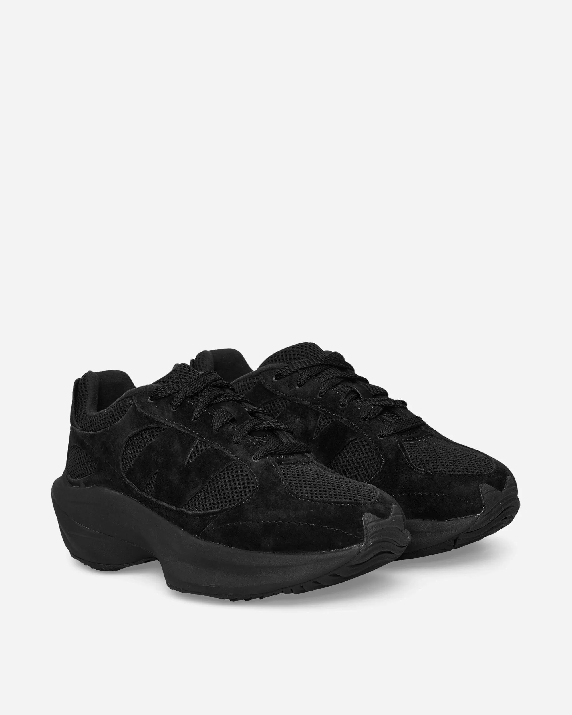 Silver Shine Impact Resistance WRPD Runner Sneakers Black