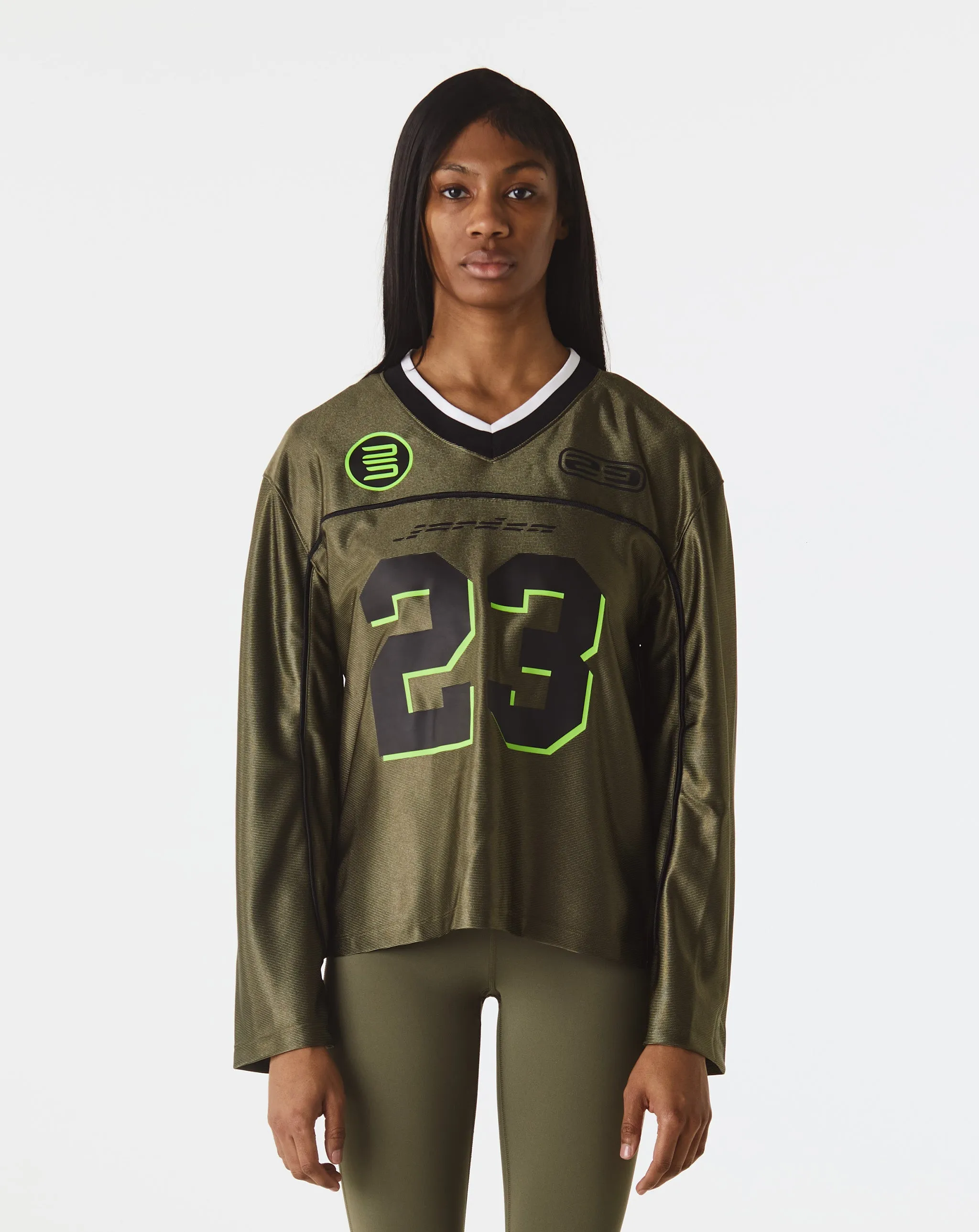 Women's Long Sleeve Jersey Star Shine Shine Silver