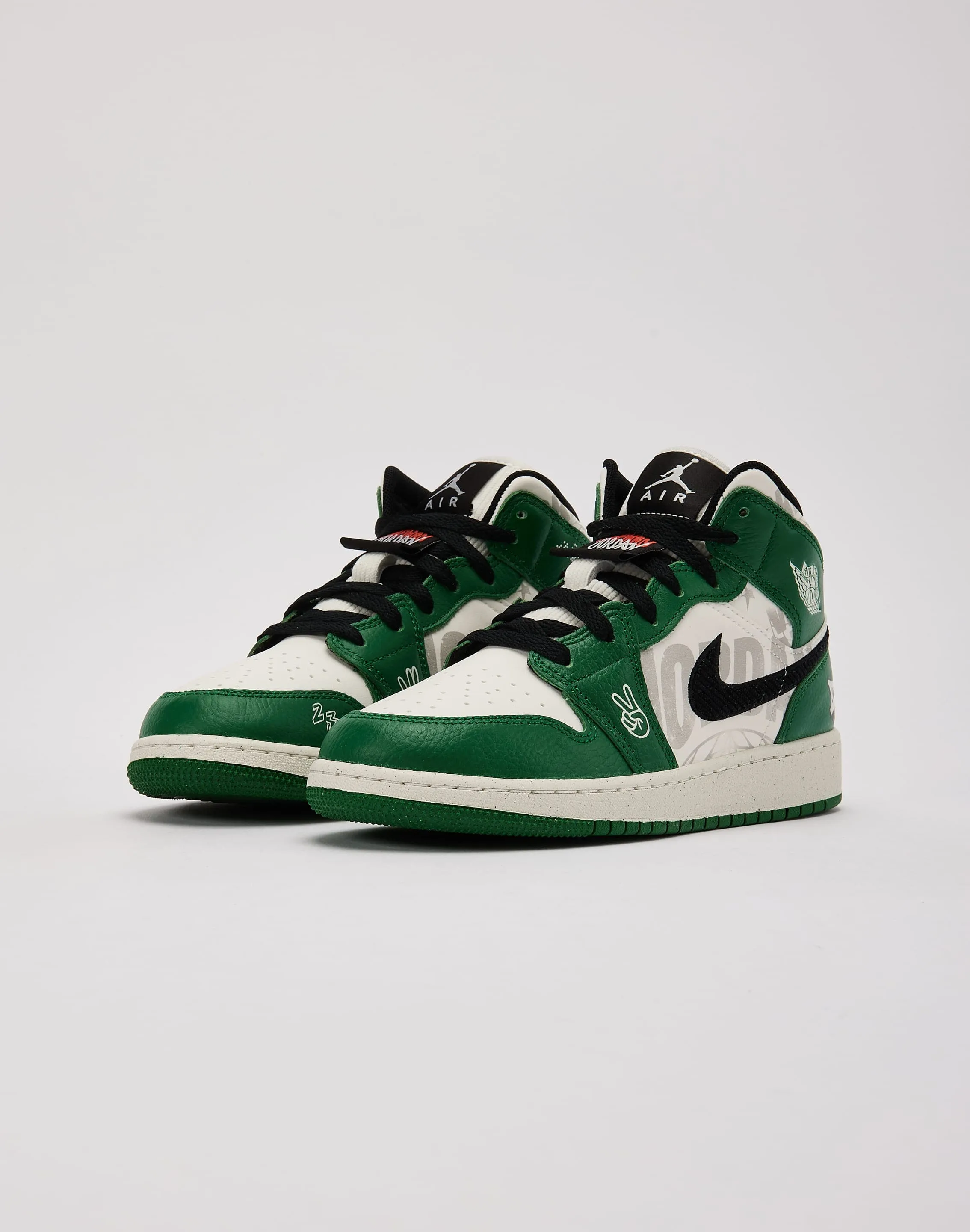 Jordan Air Jordan 1 Mid SE Grade-School Pilates Cool