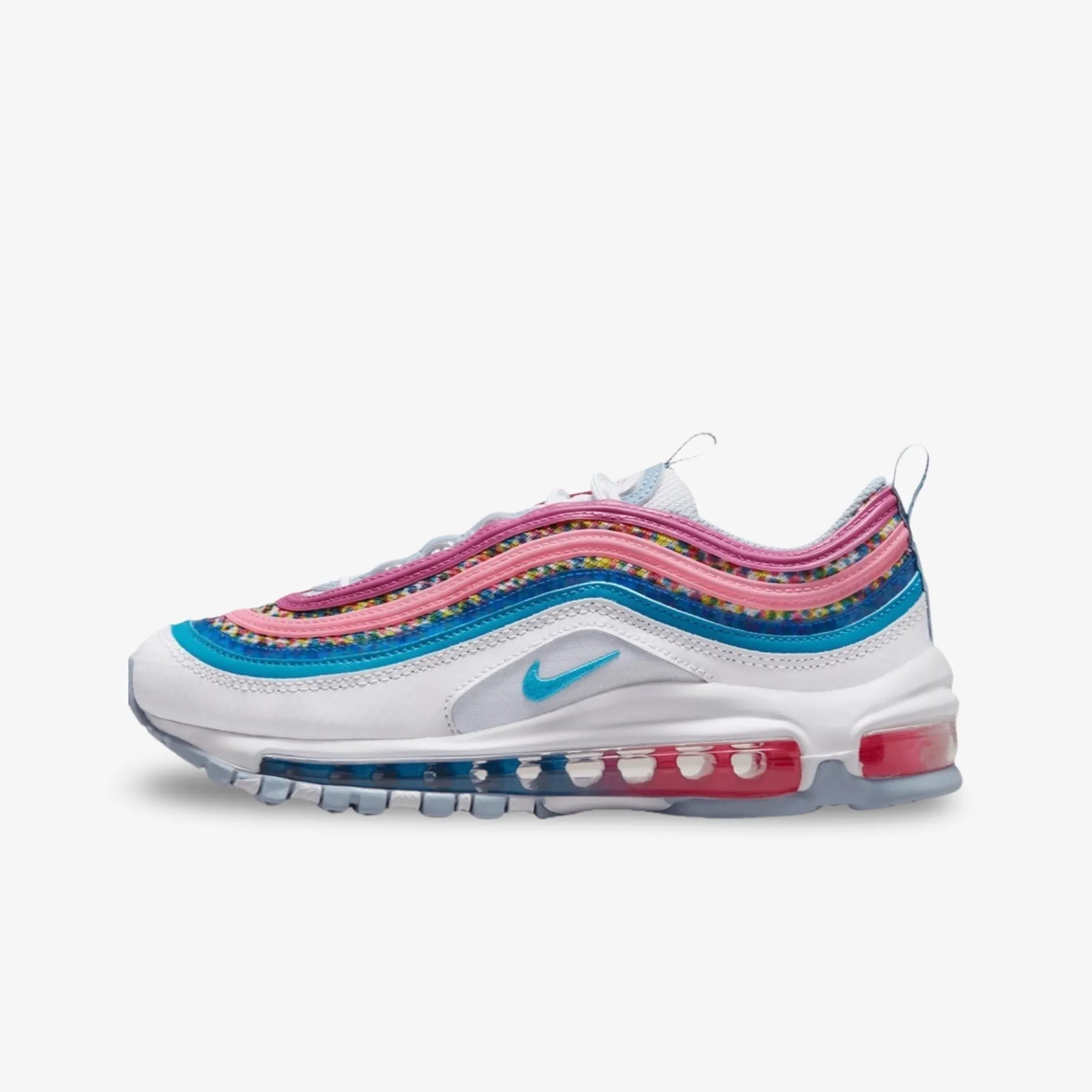 (GS) Nike Air Max 97 SE 'Bright Colors' (2023) DV7550-100 recycled material shoes