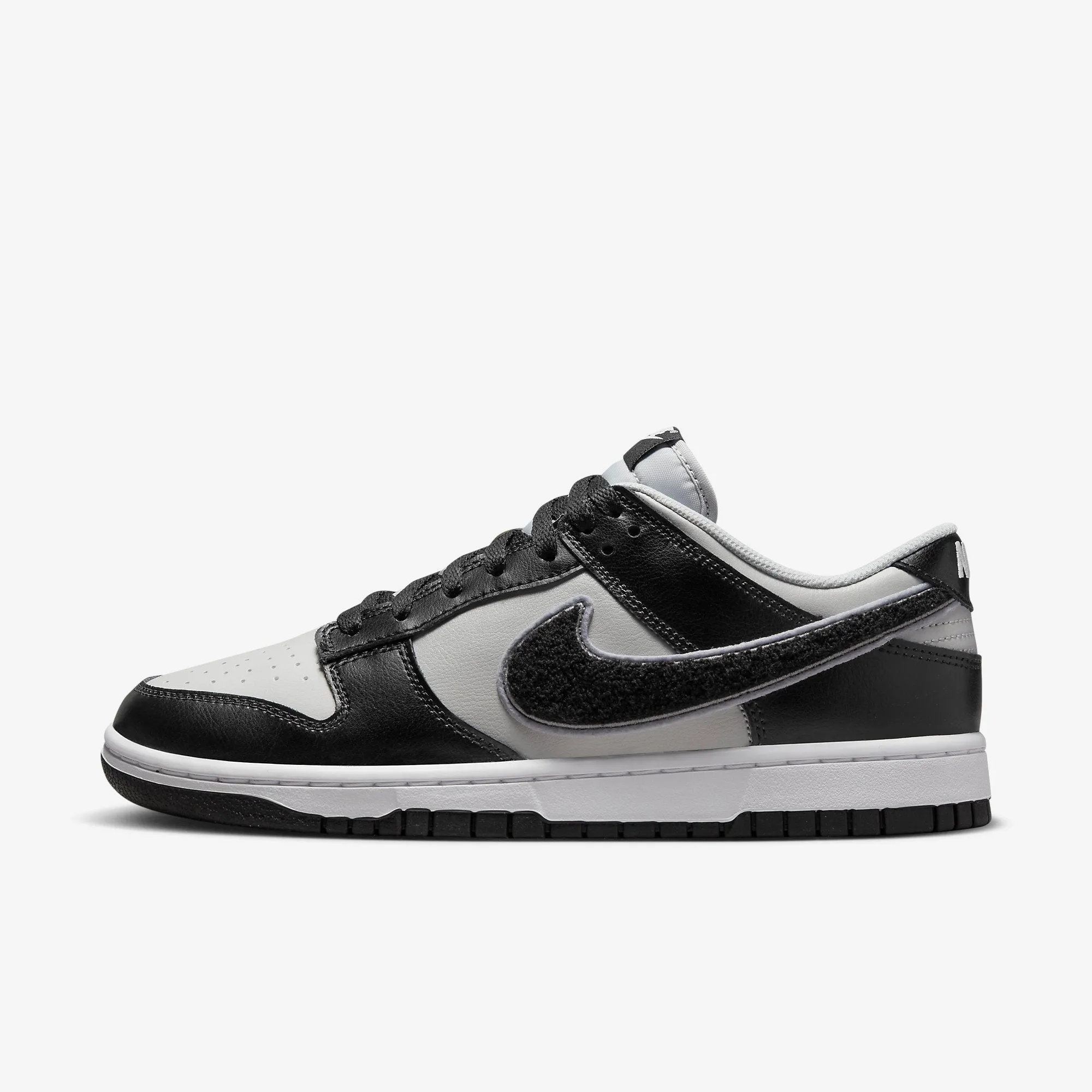 (Men's) Nike Dunk Low Retro 'Chenille Swoosh Grey Fog' (2022) DQ7683-001 Active Wear